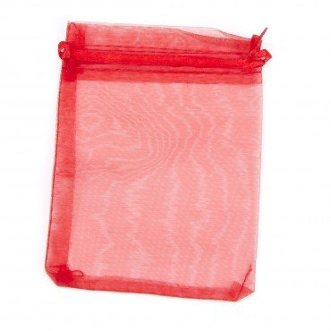 Sachet Organza Rouge 12 x 9 