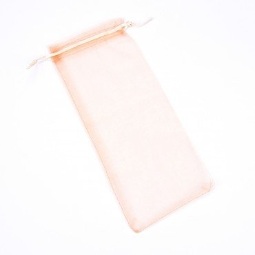 Pochettes Organza Couleur Saumon 25 x 11