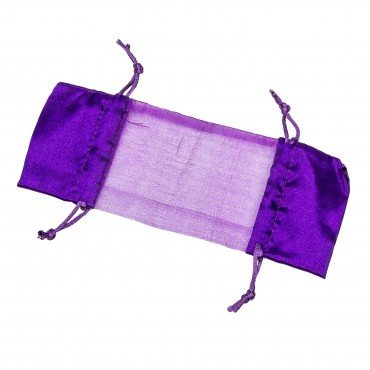 Sachet Dragées en organza Violet