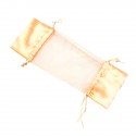 Sachet Organza Saumon en Forme de Bonbon