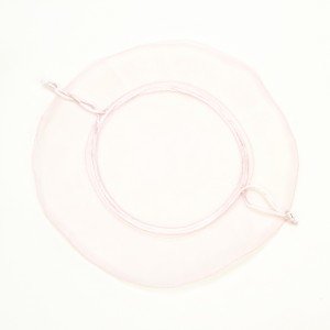 Sachet Organza Rond Rose