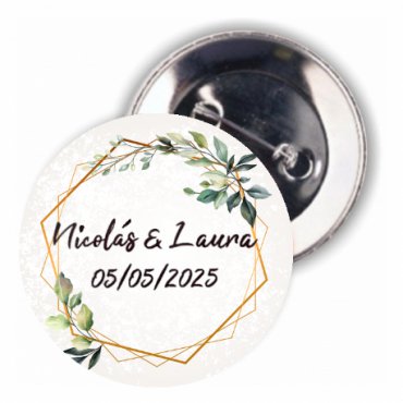 Chapas Boda Personalizadas