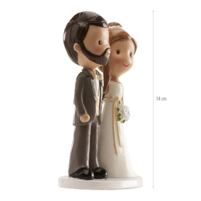 Figurine Gâteau Mariage Couple Classique
