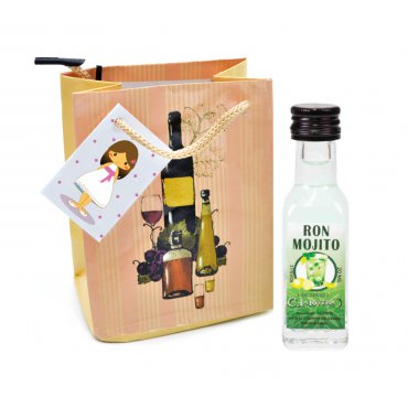 Ron Mojito Personalizado con Bolsa