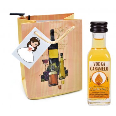 Vodka Caramelo Personalizado para Comunion Niño