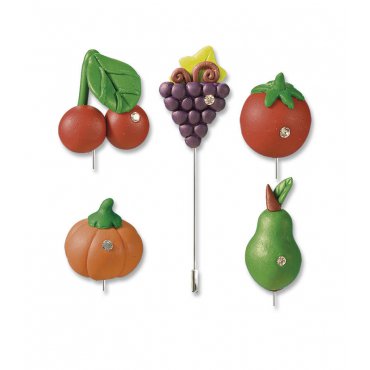 Broches Boutonnières Fruits