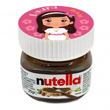 Mini Nutella Personalizada Comunion