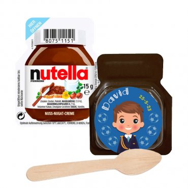 Nutella Regalo de Comunion con Cuchara