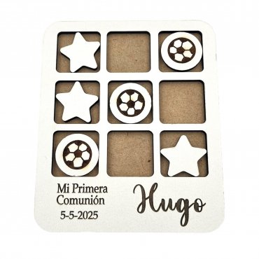 Juego Tres en Raya Comunion Personalizado (3,75€ A/P 5U)