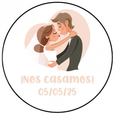 Pegatinas para Bodas Personalizadas (20)