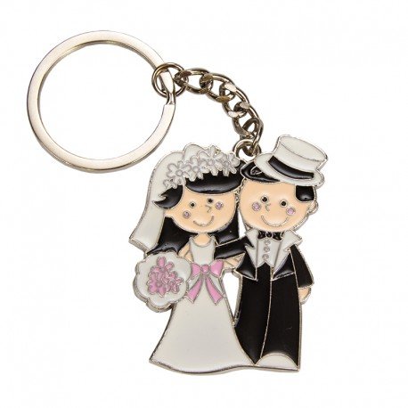 Porte clé personnalisé témoins - cadeaux souvenir de mariage